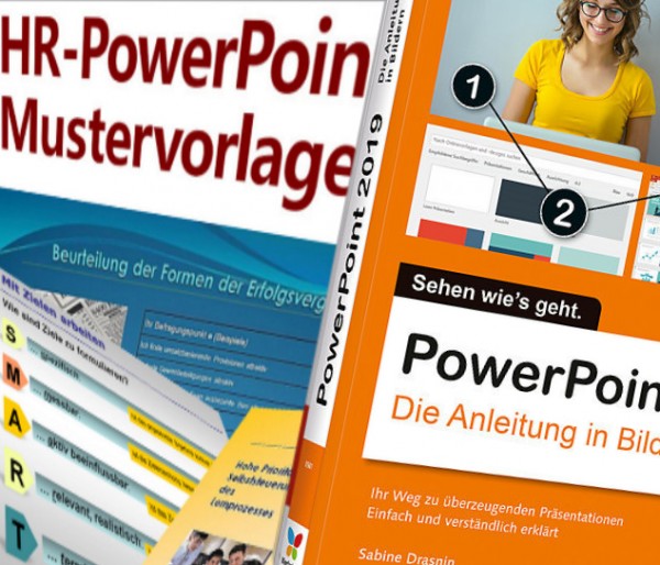PowerPoint-Bundle mit Buch plus Vorlagen