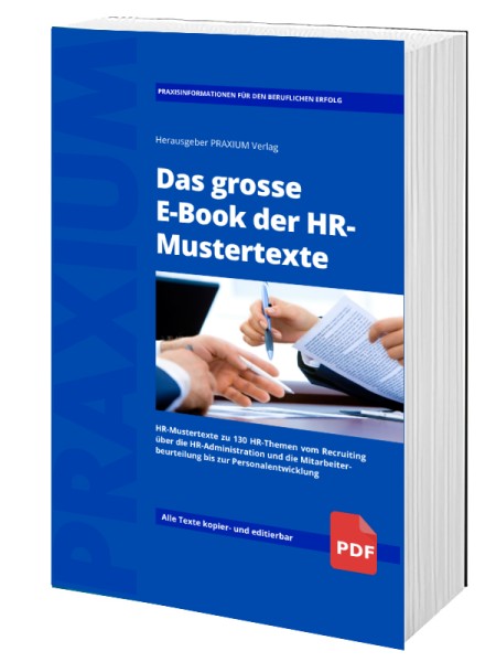 DAS GROSSE E-BOOK DER HR-MUSTERTEXTE